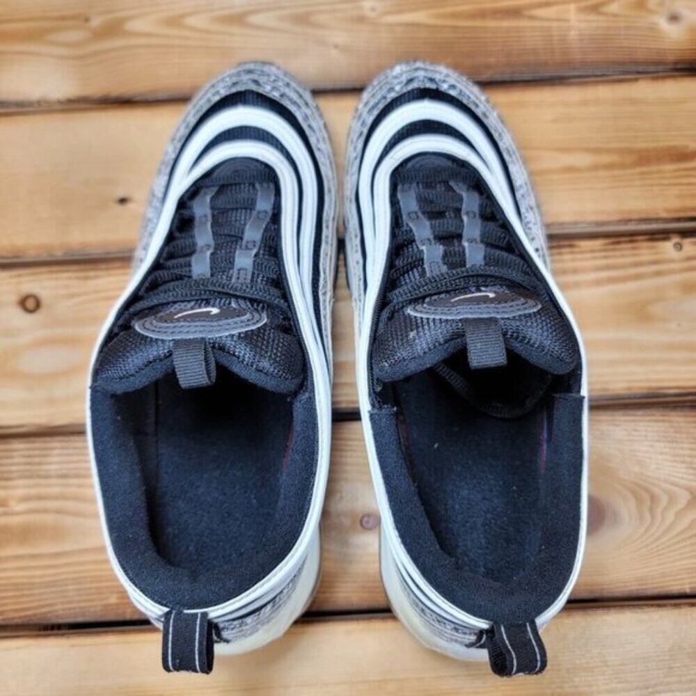 Nike Air Max 97 Women’s Size 8.5 Snake Print Black White Cocoa Casual Sneakers - Picture 8 of 11